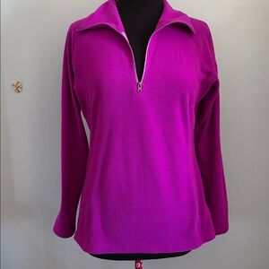 Columbia Glacial Half-Zip Fleece Pullover Purple Size M